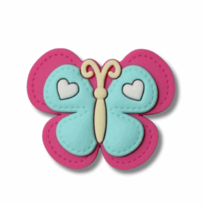 APLIQUE EMBORRACHADO BORBOLETA PINK
