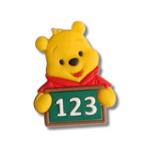 APLIQUE EMBORRACHADO ESCOLAR URSO POOH