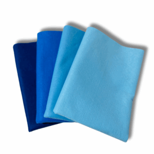 Kit Feltro Santa Fé Tons de Azul - 4 Peças 50x70