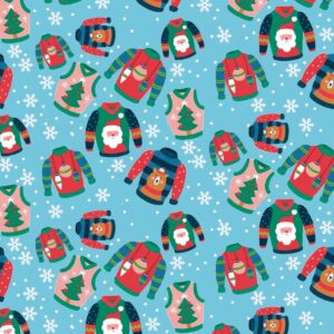 Feltro Estampado Sueteres Natalinos Santa Fé - cód. 514